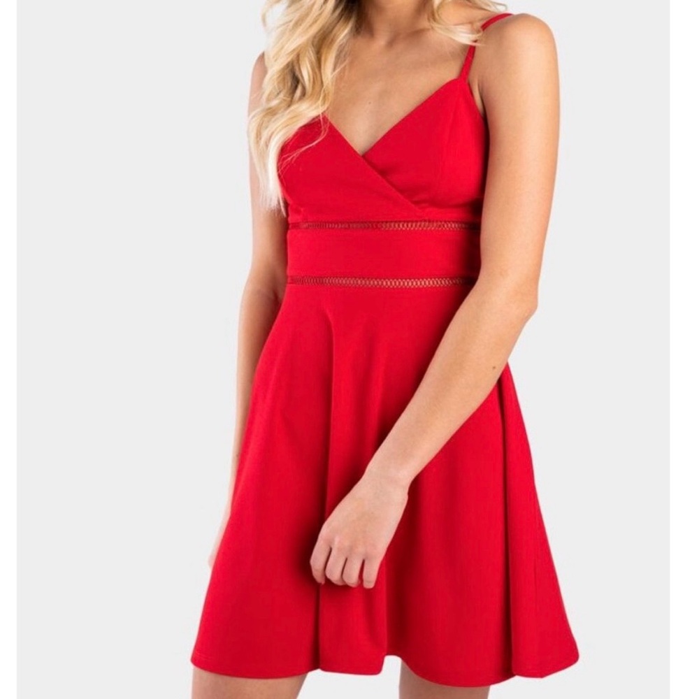 Chic Red Mini Dress